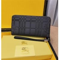 ราคา TOP United Kingdom Purchasing Duty Free Burberry Genuine Leather Men Wallet Coin Purse Card Holder Chain Portfolio Male Walet Pocket (19716696193)