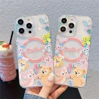 ราคา เคสใสระบบแม่เหล็กสำหรับ IPhone 11 12 13 14 15 Pro Max เคสโทรศัพท์มือถือคู่ลายการ์ตูนน่ารักๆ (20333030584)