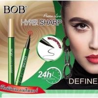 ราคา BOB บีโอบี อายไลเนอร์ เมจิก กันน้ำ ติดทน สีดำ Hyper Sharp Waterproof Black Eyeliner 1 5g 166 (20543622320)