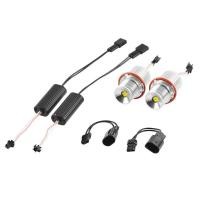 ราคา 1คู่40W Car Angel Eye หมอก LED กระพริบ Angel Eyes Marker โคมไฟ Light H8หลอดไฟสำหรับ BMW E39 E60 E61 E65 E66 E83 E87 63126904048 (15539091717)