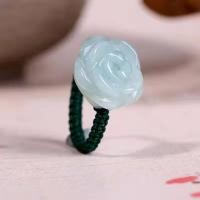 ราคา แหวนหยกธรรมชาติสไตล์กุหลาบแหวนหยกสีเขียวสานด้วยมือแหวนหยกมรกตแหวนหยกนิรันดร์คลาสสิก (20257492631)