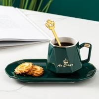 ราคา พร้อมส่งในไทย ชุดแก้ว แก้วเซรามิก แก้วกาแฟ แก้วชา ชุดถ้วยกาแฟพร้อมถาดรอง สไตล์ญี่ปุ่น 1เซต ได้3ชิ้น (20717110485)