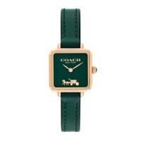 ราคา COACH CASS รุ่น CO14504227 นาฬิกาข้อมือผู้หญิง สายหนัง สีเขียว หน้าปัด 22 มม (20849564231)