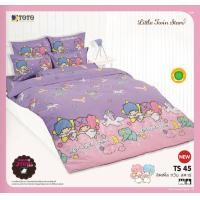 ราคา Little twin star ชุดเครื่องนอน ผ้าปูที่นอน ผ้านวมหนา ยี่ห้อTOTO ลิขสิทธิ์แท้100 (21288475495)