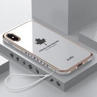 ราคา เคส iPhone X XS XR Xs Max ใบเมเปิลดีไซน์ใหม่เคสโทรศัพท์อ่อนสำหรับ iPhone XsMax (14025518525)