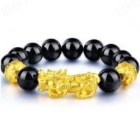 ราคา ciuciu สร้อยข้อมือทองแท้พร้อมหยิบสไตล์เมืองจีนลายหมี (19686576529)