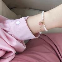 ราคา สร้อยข้อมือลูกพีชสไตล์โซ่แฟชั่นบาร็อคผู้หญิงสีเหลืองพีชสีชมพูสไตล์เกาหลีคู่รักน้องสาว MIMOON (21020612428)