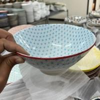 ราคา ถ้วยเซรามิค ชามเซรามิค ถ้วยราเมง ชามราเมง ceramic bowl ลวดลายสวยงามคมชัด เซรามิกเกรดเอ ถ้วยเข้าไมโครเวฟได้ (21324394931)