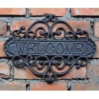 ราคา ป้ายเหล็กหล่อ Welcome Style Retro (21195734344)