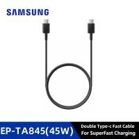 ราคา Samsung Super Fast Charger Adapter Original 45 W PD Charger EP TA845เครื่องชาร์จ USB C ถึง USB C 5A สำหรับ Galaxy A91 A90 A71 A70 S10 S20 S21 S22 S22 Ultra หมายเหตุ20 10 (17211664946)