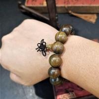 ราคา สร้อยข้อมือลูกประคำไม้จันทร์เขียว เรียกทรัพย์ เงินทองไม่รั่วไหล ป้องกันสิ่งอัปมงคล น้ำเต้าเรียกทรัพย์ (16324381703)