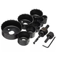 ราคา ชุดดอกสว่านเจาะรูลูกบิด ดอกสว่านเจาะรู ชุดดอกสว่านโฮลซอเจาะไม้ Hole Saw 11PC (6333698275)