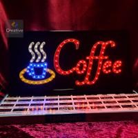 ราคา ป้ายไฟ Coffee ป้ายไฟตัวอักษร ป้ายไฟวิ่ง ป้ายไฟled ป้ายไฟร้าน วัสดุคุณภาพสูง เสียบปรับใช้ได้ทันที่ ประหยัดไฟ (20747048173)