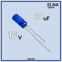 ราคา 10uF 16V คาปาซิเตอร์ ELNA CAPACITOR คาปาซิเตอร์ ลำโพง วงจรขยายเสียง 0918 4ชิ้น Pcs (17569698369)