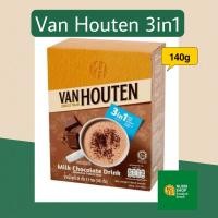 ราคา 1กล่อง เครื่องดื่มช็อกโกแลต แวน ฮูเต็น Van Houten Milk Chocolate Drink 140g (8118873850)