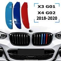 ราคา 3ชิ้น ABS คลิปแถบคิ้วสำหรับรถแข่งรถ BMW X3 2022 E83 F25 G01เมตรอุปกรณ์เสริมกระจังหน้า2021 2003 2019 2020 (19351923675)