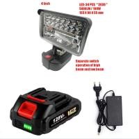 ราคา ไฟฉาย มากิต้า makita ไฟฉายไฟทำงาน18V 7นิ้ว59LED 5500 6000K โคมไฟแคมป์ปิ้งฉุกเฉินกลางแจ้งแบบพกพาสปอตไลท์สำหรับแบตเตอรี่ Makita 18V (20421994009)