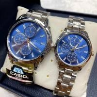 ราคา สินค้าขายดี นาฬิกาข้อมือชาย Newนาฬิกาข้อมือผู้ชาย Casio นาฬิกาข้อมือ นาฬิกาคาสิโอCasio รุ่นใหม่หน้าปัด เรียบหรู สวยดูดีกันน้ำได้ ฟรี ถ่านสำลอง (13414662314)