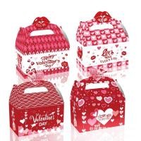 ราคา พร้อมส่ง แพ็ค 12 ใบ คละลายตามภาพ กล่องกระดาษ ใส่ของขวัญ วาเลนไทน์ Valentines Day (21274238785)