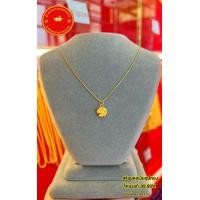 ราคา สร้อยคอเงินเเท้พร้อมจี้ ทองเเท้99 99 หนัก 0 16 กรัม (12797005703)