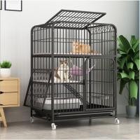 ราคา พร้อมส่ง โปรโมชั่น กรงแมว3ชั้น กรงแมว กรงเเมวขนาดใหญ่ ขนาด 78x49x117 cm กรงสัตว์เลี้ยงขนาดใหญ่ บ้านแมว กรงเหล็กหนา Cat Cage Dave ส่งทั่วประเทศ กรง สุนัข กรง หนู แฮม เตอร์ กรง สุนัข ใหญ่ กรง กระรอก (18