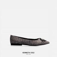 ราคา KENNETH COLE รองเท้าส้นแบนผู้หญิง รุ่น GAYA STARBURST สีดำ เงิน FLT KL22GAS01 003 (16166926512)