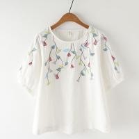 ราคา KDAShop เสื้องานปักลายดอกสไตล์เกาหลี น่ารักน่าเอ็นดู แมทซ์กับลุคไหนก็รอด เป๊ะปังทุกสถานการณ์เลยจ้าา (11347058605)
