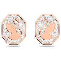 ราคา Swarovski ต่างหูเพชร Signum Rose Gold Octagon Swan S925 ต่างหูแฟชั่นสตรีเงินสเตอร์ลิงของขวัญวันวาเลนไทน์ของขวัญวันเกิด (19850824636)