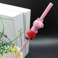 ราคา หลอดพลาสติก หลอดการ์ตูน หลอดงอ หลอดดูดน้ำ หลอดการ์ตูนพร้อมแปรงแก้วเยติ ยืดได้ พร้อมส่ง (20826919399)