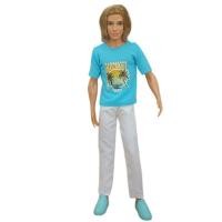 ราคา เสื้อผ้าตุ๊กตา1 6หลากสีสำหรับชุดตุ๊กตาเด็กผู้ชายเคนเสื้อยืดมีฮู้ดกางเกงกางเกงสำหรับแฟนตุ๊กตาบาร์บี้ (19665745951)