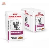 ราคา Royal Canin Early Renal Pouch 85 g บรรจุ 12 ซอง อาหารแมวโรคไต ระยะเริ่มต้น อาหารเปียกแมว (18346066632)
