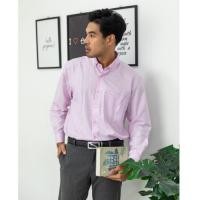 ราคา Jaguar เสื้อเชิ้ตผู้ชาย แขนยาว สีชมพู มีกระเป๋า ทรงธรรมดา Regular JRIWB 2218 0 PI (18088949239)