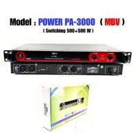ราคา แรงสุดๆ Power Amplifier ยี่ห้อ A One MBV รุ่น PA 3000 Class D 500 500W 1 เครื่อง สินค้าพร้อมส่ง เพาเวอร์ พาวเวอร์ สวิทชิ่ง switching เพาเวอร์แอมป์ (14209277482)