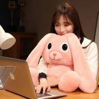 ราคา OKADI สองรูปลักษณ์ ดึงขาและหูได้ 2023 ตุ๊กตากระต่าย Tiktok น่ารัก ตุ๊กตากระต่ายสีชมพู หนึ่งตุ๊กตา (17281678953)