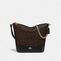 ราคา ของแท้ COACH F76669 กระเป๋าสะพายโซ่กระเป๋าถังเล็กผู้หญิง กระเป๋าสะพายกระเป๋าถือกระเป๋าสุภาพสตรีกระเป๋าสะพายไหล่กระเป๋าหนังกระเป๋าสะพาย (10712331215)