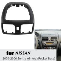 ราคา แผงหน้าปัดรถยนต์สำหรับ NISSAN SENTRA Almera 2000 2006กระเป๋าฐานเครื่องเสียงชุดแผงหน้าปัดวิทยุ facia คอนโซลแผ่นอะแดปเตอร์ (21170787954)