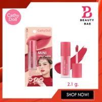 ราคา CATHY DOLL MAKEUP MINI LIP CHEEK NUDE MATTE TINT ขนาด 2 1g ลิปทิ้น เคที่ดอลล์ เนื้อแมท นู้ดแมท (16182892964)