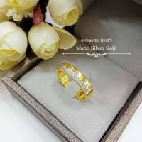 ราคา แหวนเพชรcz 0375 แหวนทองเคลือบแก้ว หนัก 1 สลึง แหวนทองเคลือบแก้ว ทองสวย แหวนทอง แหวนทองชุบ แหวนทองสวย แหวนห (11178439193)