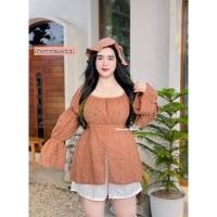 ราคา ชุดเซ็ตสาวอวบ สาวอวบอ้วน กางเกงขาสั้นคนอ้วน เสื้อคนอ้วน สาวอวบ ไซส์ใหญ่ อก38 46 เอว32 40 สะโพก 46 50 (20425165329)