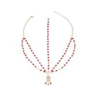ราคา สร้อย คาดหน้า ผาก YOCKY หวาน Retro Headdress จี้ Water Drop Rhinestone อุปกรณ์เสริมผมงานแต่งงานเครื่องประดับหน้าผากเจ้าสาว Tiara หน้าผาก Chain คิ้ว Drop Headband (16902867635)