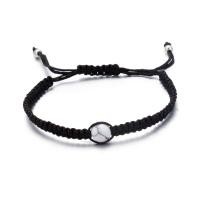 ราคา ILOVEDIY สร้อยข้อมือหินธรรมชาติสีดำและสีขาวกำไลข้อมือหยินและหยางไทเก็กแฟชั่นสร้อยข้อมือขาวดำ (20404037922)