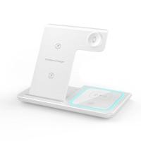 ราคา แท่นชาร์จไร้สายตั้งโต๊ะ 3 In 1 Wireless Charger Wireless Charging Dock for Apple Watch Airpods เครื่องชาร์จไร้สาย Stand Samsung Huawei Xiaomi (21241923891)