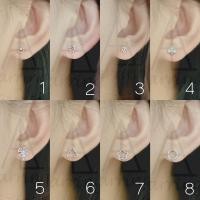 ราคา มินิมอลสีเงิน78 ต่างหูมินิมอลแบบติดหู ราคาต่อ1คู่ พร้อมแป้น ทับหลัง แบบโลหะทุกคู่ (19295014432)