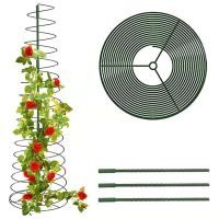 ราคา โครงไม้ระแนงต้นไม้แบบเกลียวสำหรับปีนเขาที่รองรับมะเขือเทศยืดได้เสาไม้เลื้อยสำหรับไม้กระถางกุหลาบกล้วยไม้ลิลลี่ดอกดาเลีย (18218121542)