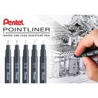 ราคา Pentel pointliner I ปากกาตัดเส้นกันน้ำหมึกสีดำ (19158510264)