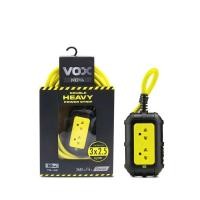 ราคา ปลั๊กไฟ ปลั๊ก 3 ตา VOX วอกซ์ NOVA ปลั๊กไฟพ่วง Double Heavy รุ่น TO 02 มี 2ช่องเสียบ สายยาว 5m 10m 15m 20m 30m เต้าเสียบแบบกลม 3 ขา เบรคเกอร์นิรภัย ตัดเมื่อใช้ไฟเกิน (13622376815)