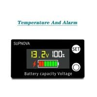 ราคา Colorscreen Battery Capacity Indicator DC 8V 100V Voltmeter Lead Acid Lithium LiFePO4 Car Motorcycle Voltmeter Gauge 12V 24V 48V Electrical Trade Tool (20777697580)