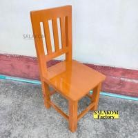 ราคา SLK เก้าอี้โต๊ะอาหาร เก้าอี้ไม้สักแท้ เก้าอี้ชุดรับแขก เก้าอี้นักเรียนไม้สัก งานสีย้อม ส้มอิฐ พร้อมส่ง (19851189878)