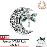 ราคา BAMOER ลูกปัดลายดอกไม้สี่แฉก925เงินสเตอร์ลิงเปลี่ยนสีได้สำหรับผู้หญิงสร้อยข้อมือและกำไลข้อมือทำ SCC2602 (19698020519)