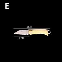 ราคา Iwmh พวงกุญแจมีดมีดพับแบบพกพาทองเหลืองจิ๋ว1ชิ้นสแตนเลสเครื่องมือขนาดเล็ก (19765928197)